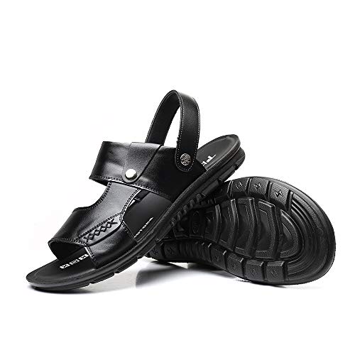 Men's Outdoor Breathable Leather Sandals Open Toe Beach Fisherman Sandals Summer Non-slip Comfortable Sandals4