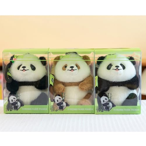 Porte-clés panda en coton PP, accessoire pour sac de loisirs