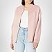 Theory womens Os Zip Bomber.luxe N Jacket, Blush, Medium US