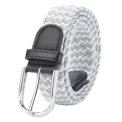 Ceinture en toile élastique tissée pour homme idéale pour le style décontracté des étudiants