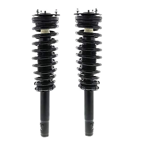Pair Set Of 2 Front Suspension Struts and Coil Spring Assemblies For Ford Fusion S SE SEL 2010-2012 Mercury Milan Base Premier 2010-2011