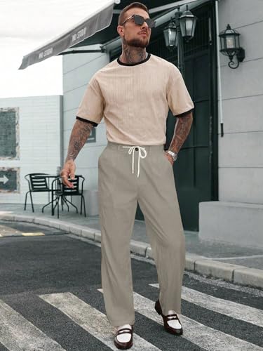 Image of TOPLOT Men's Casual Pant || Trouser for Men || Straight Leg Pant for Man (5267)