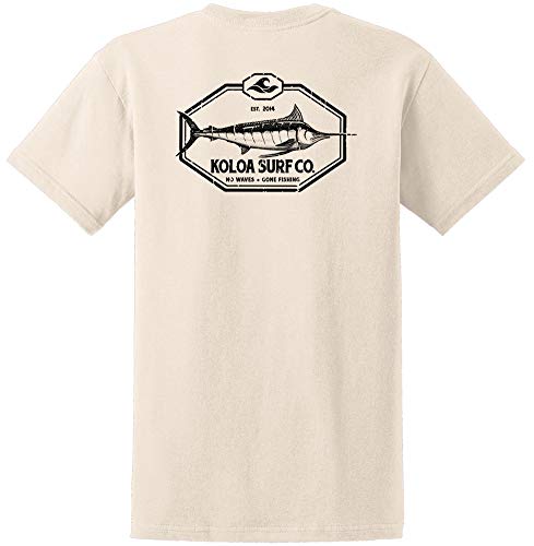 Koloa Surf Big Game Fish Logo Heavyweight Cotton Tees in Regular, Big and Tall2