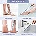 Toe Cleaning Brush 2 Pack, Foot Scrubber in Shower with 15.7