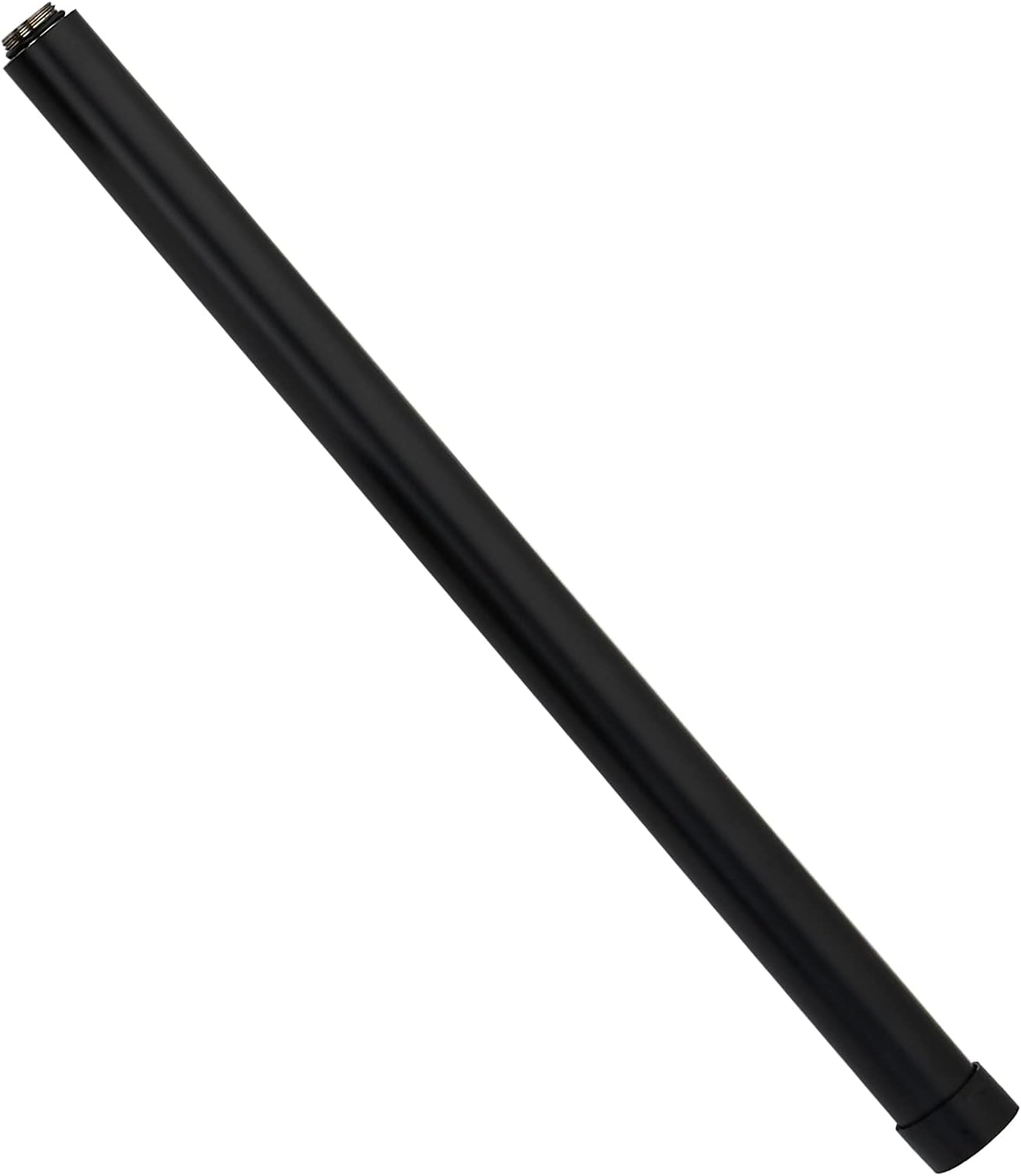gotonovo 304 Stainless Steel Matte Black 16 Inch Straight Shower Bar for Outdoor Shower Fixture