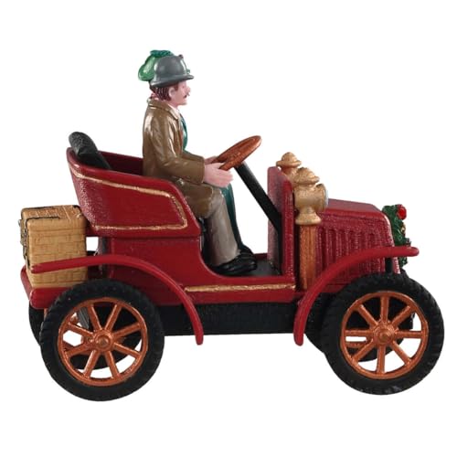 Lemax Christmas Village First Car In Town 93426 regalo ideal para coleccionistas de Navidad 3