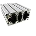 GTPBAO 100200 Industrial Aluminum Profile Heavy Duty 160x160mm Extrusion Column Framework for Gantry Truss Beam Machinery Bracket Extruded Rail(500mm 19.69