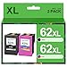 Produktbild HALLOLUX 62 Druckerpatronen 62 XL Multipack Tintenpatronen Kompatibel für HP 62XL Schwarz und Farbe Patronen für Envy 5540 5544 5545 5548 5640 5646 7640 OfficeJet 200 5740 5742 5744 (2er-Pack)