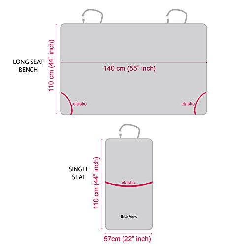 Bdk Waterproof Car Seat Covers For Dogs (Front Seat Cover + Rear Bench Back Seat Cover) – Heavy Duty Black Oxford Automotive Seat Covers For Pets, Dog Seat Cover For Car Truck Van And Suv #TOP2