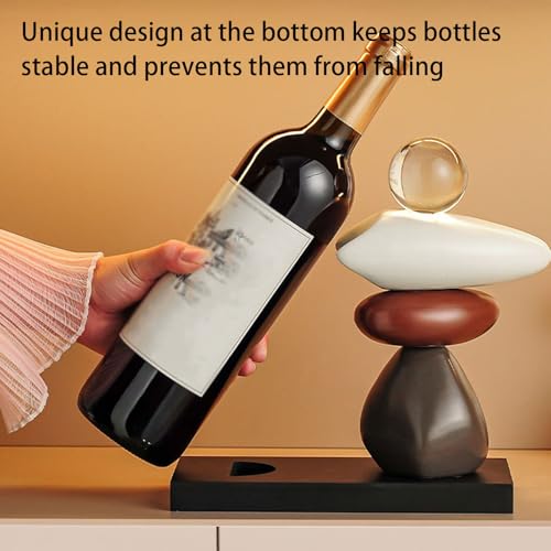 Porte-bouteille de vin pour bar et cuisine support moderne décoration de table