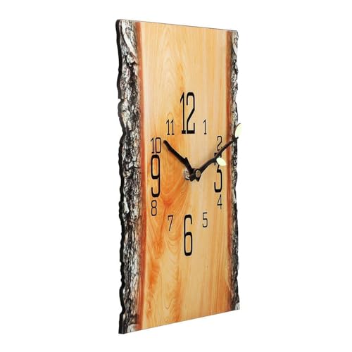 Horloge murale rectangulaire haut de gamme avec affichage annuel pour loft - 6