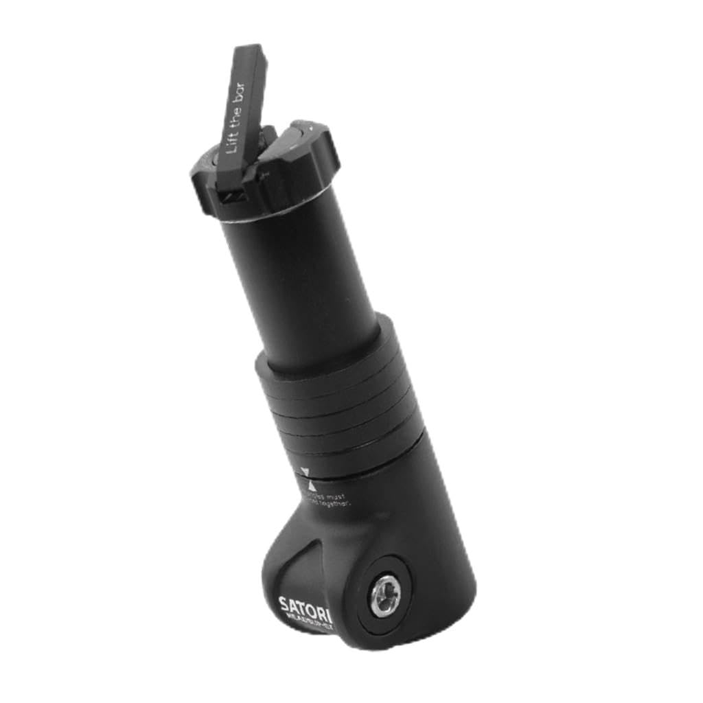 SATORI Lifting Platform, Crank Handlebar Stem, Quick Aluminium 28.6 mm, Height: 130 mm, Motorcycle