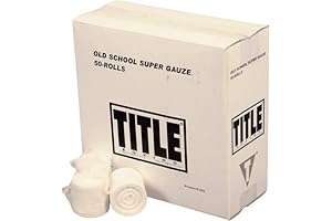 TITLE Old School Single Weave Super Gauze (50 Rolls)