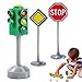 Traffic Light - Traffic Light Toys for Kids | Colorful Lights Signals with Sound Effects, Ride On Parts for Road Safety Awareness, Sports Toys, Riding Toy Accessories for Interactive Play