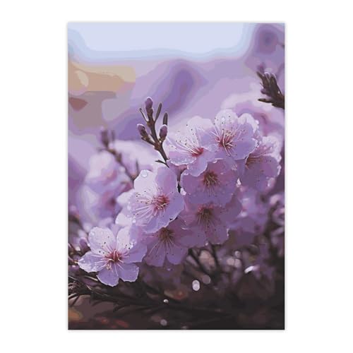 Stickers fleurs de cerisier imperméables pour gourde