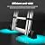 OSKOPWRC Telescoping Extender Ladder, 15.4FT/16.4FT 330LBS Max Load Stainless Steel Folding Telescoping Ladder with Locking Mechanism for Home or RV Outdoor Foldable 16.4 FT