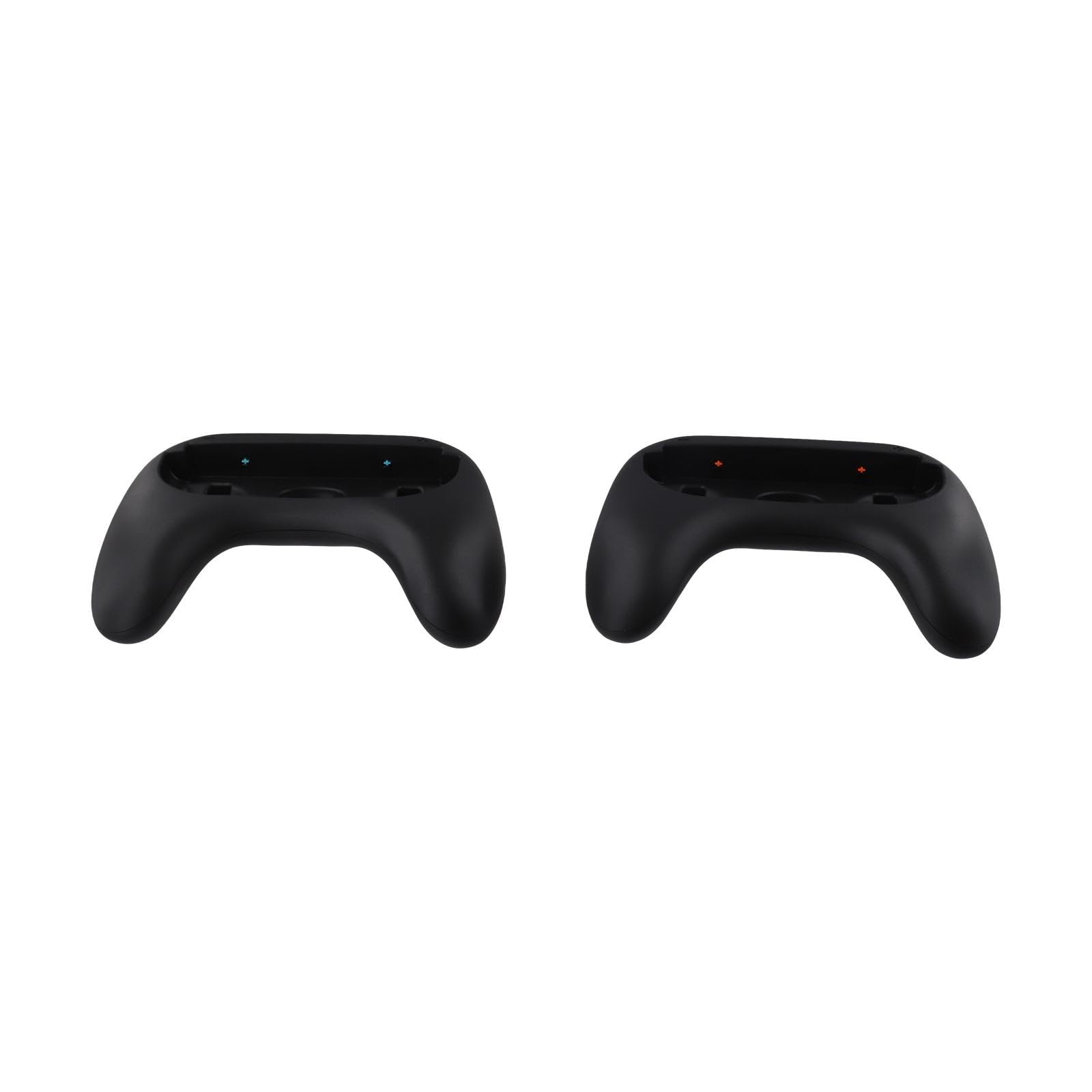Comfort Grips para Nintendo Switch 2 para mandos Joy-Con, diseño ergonómico con acabado mate antideslizante, paquete de 2, color negro para rojo