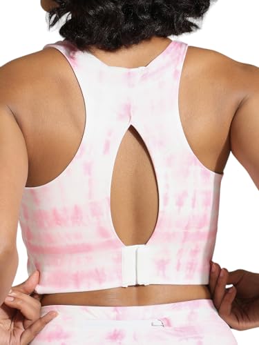 Image of Silvertraq High Impact Action Bra with Clasp Pink Shibori