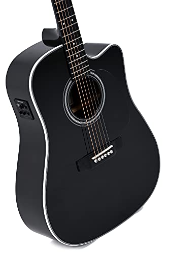 Sigma DMC-1E-BK – Guitare électro-acoustique – Noir - Les Beatles, Paul McCartney, John Lennon, RIngo Starr, George Harrison Sigma DMC-1E-BK - Guitare électro-acoustique - Noir – Image 5