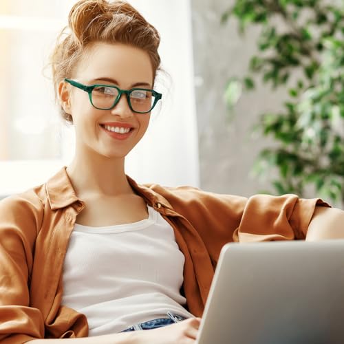 Image of Dollger Blue Light Glasses for Women Men Computer Glasses Square Blue Light Blocking Glasses
