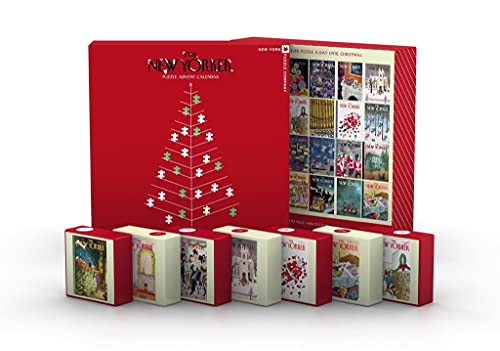 New York Puzzle Company - New Yorker Advent Calendar '21-24x 100 Piece Jigsaw Puzzle