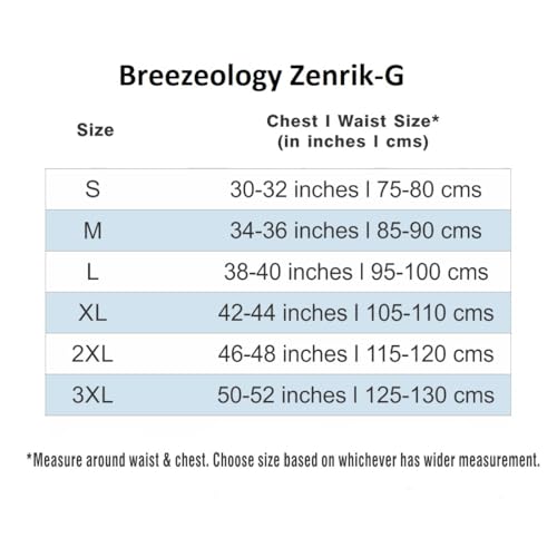 Image of dermawear Men Breezeology Zenrik-G Chest And Abdomen Vest Shapewear