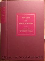 STUDIES In BIBLIOGRAPHY. Papers of the Bibliographical Society of the University of Virginia. Volume Twenty-Eight. B002PZ9N7O Book Cover