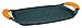Ibili 409529 - Grill Plancha Basic Stone, Aluminio negro, 47 x 28.5 x 4 cm