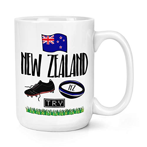 Rugby Nouvelle-Zélande 15oz Grand Tasse Mug