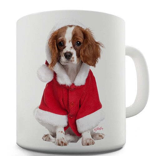 APSRA Christmas King Charles Spaniel Novelty Mug