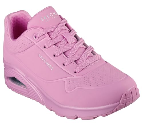 Image of Skechers-Womens-UNO - Stand ON AIR -Pink-Sneakers-UK 4