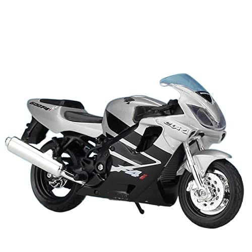 Moto CBR 600F4i miniature 1:18, réplique fidèle en alliage d'une haute précision