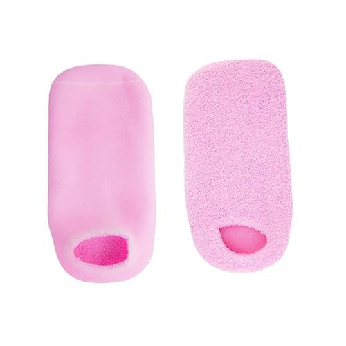 SOESFOUFU Foot Socks Socks for Moisturizing and Softening Cracked Skin Pink Yarn