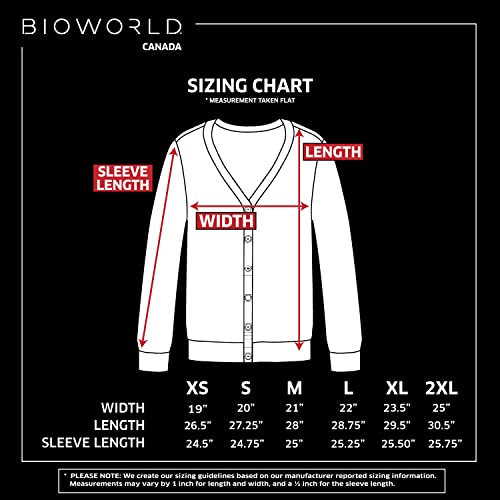 Naruto Shippuden Men's Akatsuki Red Cloud Ugly Christmas Sweater Button-Up Knit Cardigan4