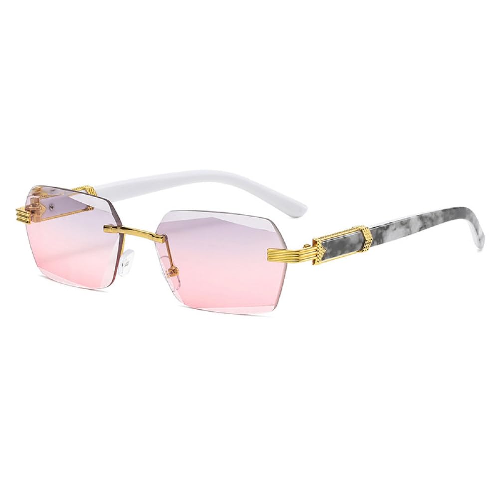 Lunettes de soleil carrées rétro légères pour soulager la fatigue - 5