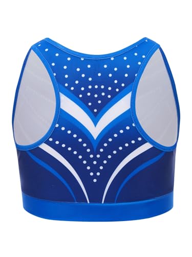 Kids Girls Athletic Crop Top Sleeveless Gymnastics Vest for Dance Ballet Workout2