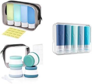 INSFIT 17PCS Travel Bottles For Toiletries, TSA Approved 90ml