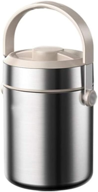 3 Tier Stainless Steel Thermal Lunch Bento Box with ，Stackable Insulated Food Container with