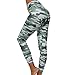 QTJY Pantalons de Yoga Minces Camouflage Taille Haute Collants de Fitness pour Femmes Pantalons d'entraînement de Course à Pied pour Femmes Pantalons de Jogging C XL