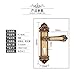 OYUXICWD HC8690 European Style Pure Copper Indoor Door Lock All Copper Home Silent Room European Style Home Door Handle(HC 8690 Rose Gold)