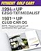 EZGO TXT Spring Bushing Kit With Screw Nut, Golf Cart Rear Leaf Spring Polyurethane Bushing and Sleeves for 1994-Up TXT and 1981-Up Club Car DS, GolfCart Suspension Replace Parts OE 70289G01 70291G02