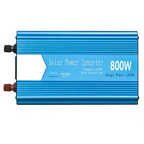 Convertisseur Pur Sinus 800W 12V 24V à 220V avec écran LCD pour véhicule