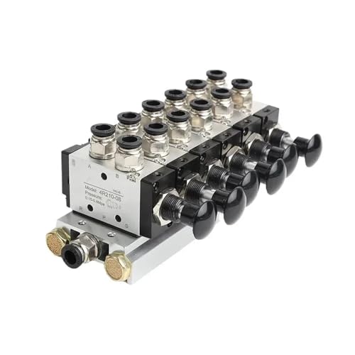 Interrupteur pneumatique 4R210-08 pour centraliser 6 circuits d'air