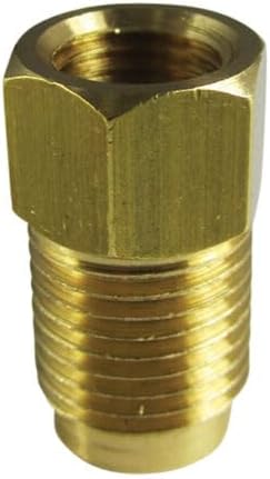 Brass Brake Line Adapters 3/16" (3/8" -24) 1/4" (7/16" -24) - Each