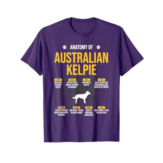 Anatomy Of Australian Kelpie Dog Lover T-Shirt