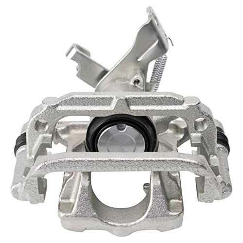 Image of TRQ Rear Driver and Passenger Side Brake Caliper Set Hardware Caliper Brackets Compatible with 11-13 Chevrolet Cruze 14-15 Cruze Gas Engine 16 Limited LT 16 Limited LTZ