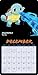 Pokémon Moves 2027 Wall Calendar