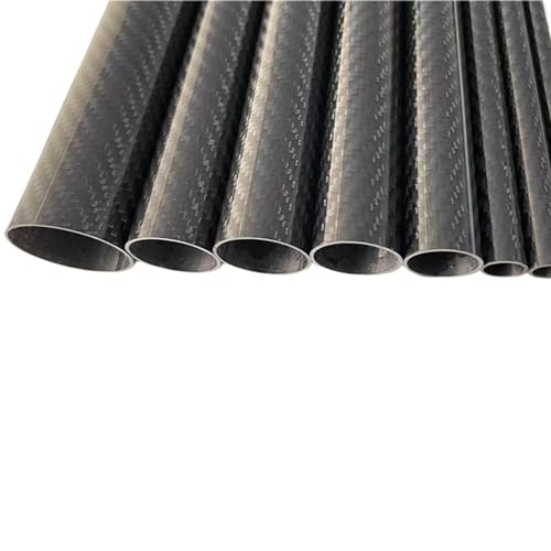 3k Carbon Fiber Tube, Twill Shining, Length:500mm, Wall Thickness: 4mm,Calibre: 14mm-48mm RC Airplane Models Accessories Carbon fiber square tube(40x32x500mm 2pcs)