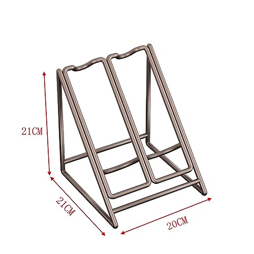 Soporte para 2 botellas de vino metálico Fodalob miniatura 2