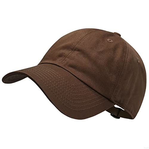 GADIEMKENSD Blank Baseball Cap 100% Premium Washed Cotton Hat for Men Women Unconstructed Soft Basic Hat Unisex Custom Items Plain Caps Dad Hats for Outdoor Sports Golf Running Hiking Coyote Brown Cover